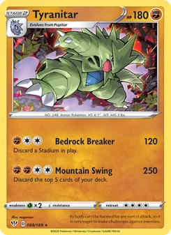 Kaart Tyranitar