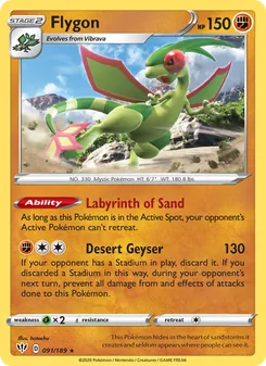 Kaart Flygon