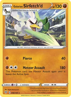 Kaart Galarian Sirfetch'd