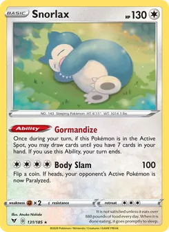 Kaart Snorlax