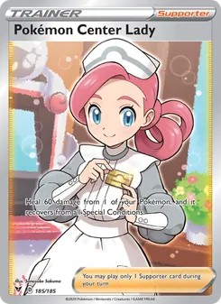Kaart Pokémon Center Lady