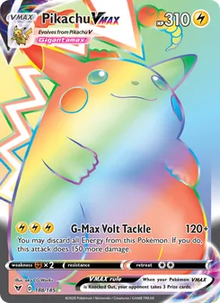 Kaart Pikachu VMAX