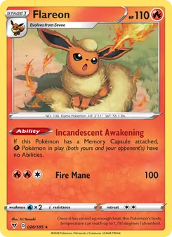 Kaart Flareon