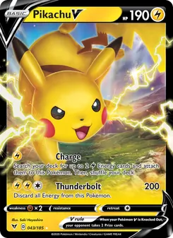 Kaart Pikachu V