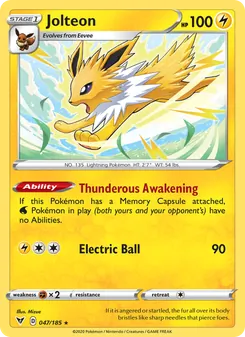 Kaart Jolteon