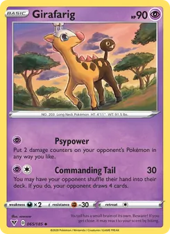Kaart Girafarig