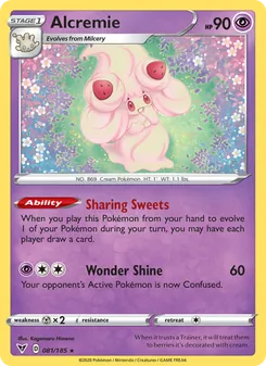 Kaart Alcremie