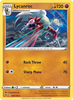 Kaart Lycanroc
