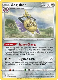 Kaart Aegislash