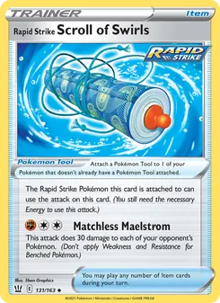 Kaart Rapid Strike Scroll of Swirls