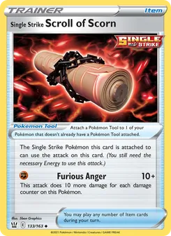 Kaart Single Strike Scroll of Scorn