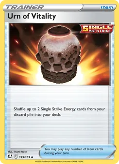Kaart Urn of Vitality