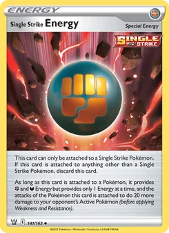 Kaart Single Strike Energy