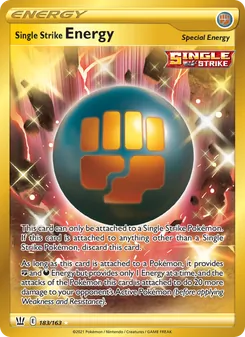 Kaart Single Strike Energy