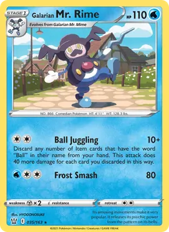 Kaart Galarian Mr. Rime