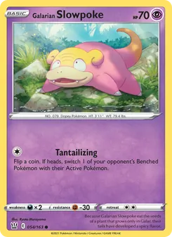 Kaart Galarian Slowpoke