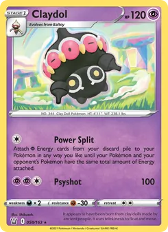 Kaart Claydol