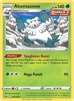 Kaart Abomasnow