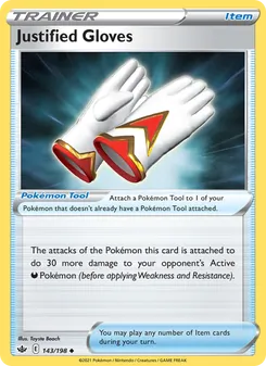Kaart Justified Gloves