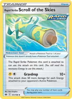 Kaart Rapid Strike Scroll of the Skies