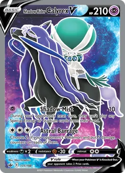 Kaart Shadow Rider Calyrex V