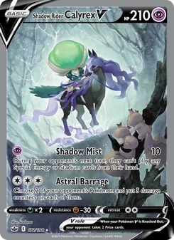 Kaart Shadow Rider Calyrex V