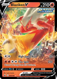 Kaart Blaziken V