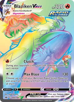 Kaart Blaziken VMAX