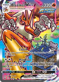 Kaart Blaziken VMAX