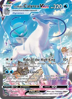 Kaart Ice Rider Calyrex VMAX