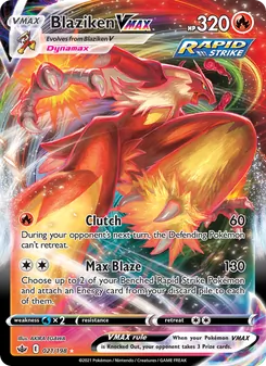 Kaart Blaziken VMAX