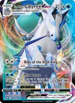Kaart Ice Rider Calyrex VMAX