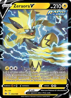 Kaart Zeraora V