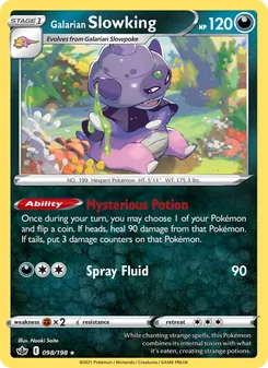 Kaart Galarian Slowking