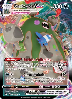 Kaart Garbodor VMAX