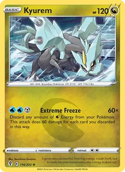 Kaart Kyurem