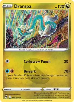 Kaart Drampa