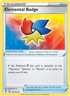 Kaart Elemental Badge