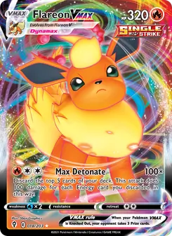 Kaart Flareon VMAX
