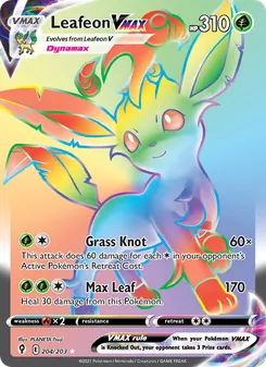 Kaart Leafeon VMAX