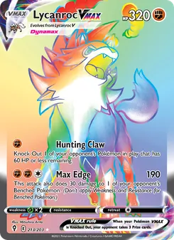 Kaart Lycanroc VMAX