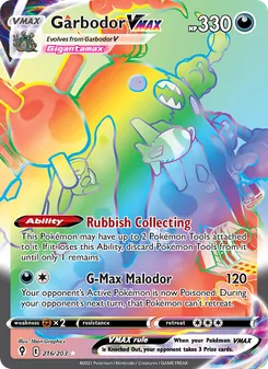 Kaart Garbodor VMAX