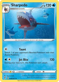 Kaart Sharpedo