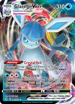 Kaart Glaceon VMAX