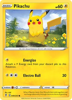 Kaart Pikachu
