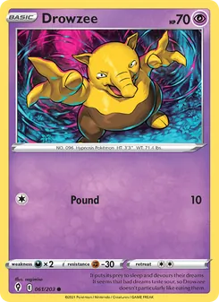 Kaart Drowzee