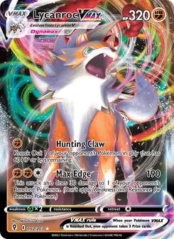 Kaart Lycanroc VMAX