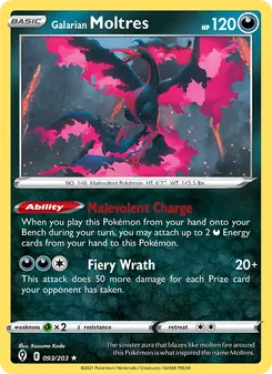 Kaart Galarian Moltres