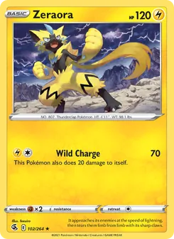 Kaart Zeraora