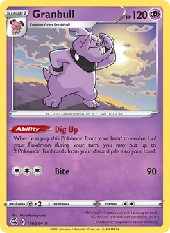 Kaart Granbull